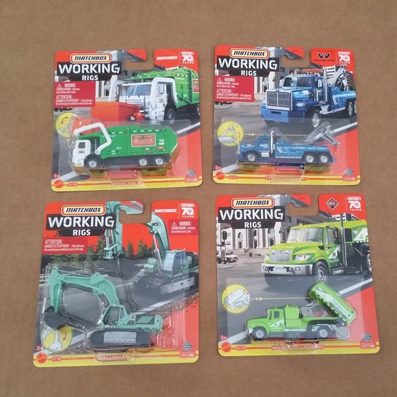 Mattel Matchbox Toys Matchbox 7th Anniversary Real Working Rigs 2023 Set Of 4 Poshmark